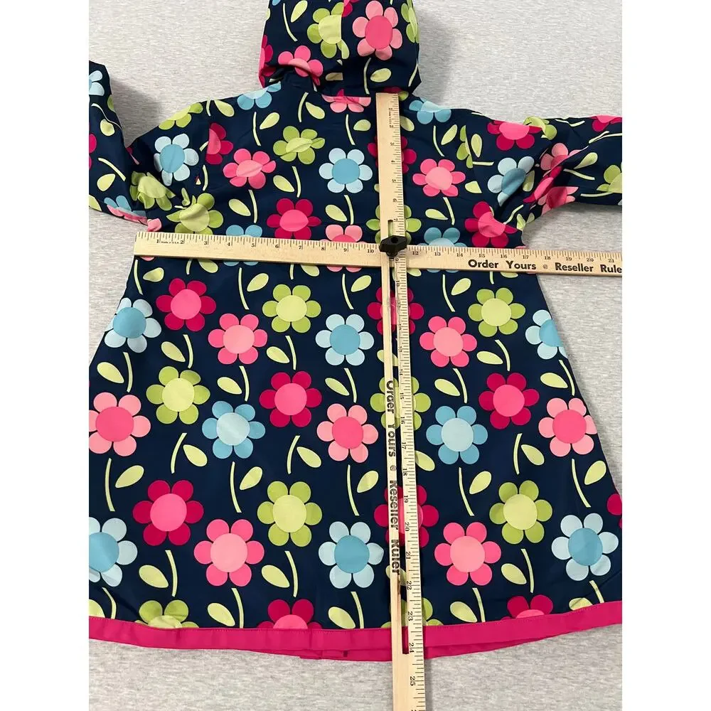 Gymboree Retro Floral Rain Wind‎ Jacket - Girls Medium